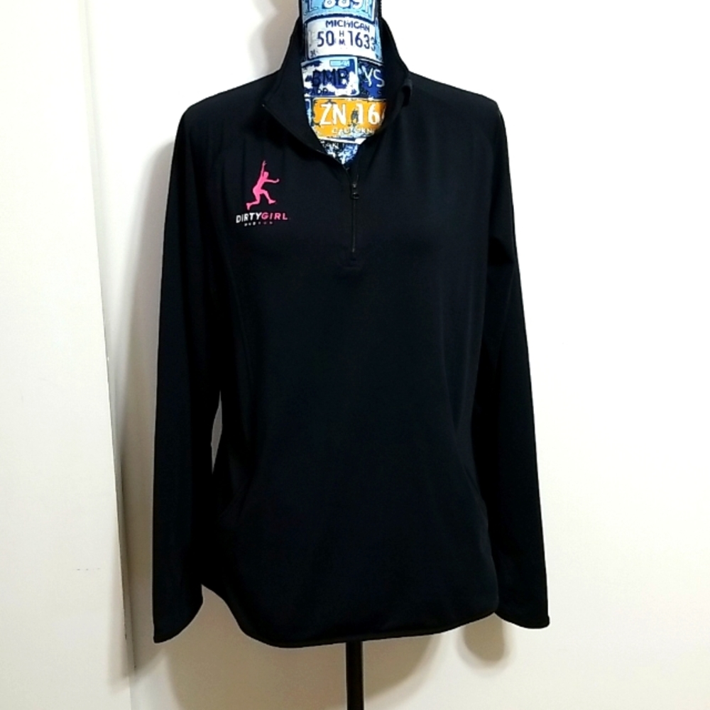 Dirty Girl Mud Run Pullover Jacket - Large🏃‍♀️